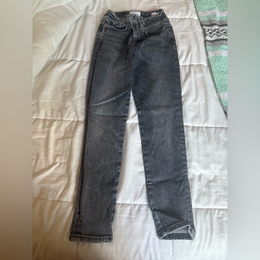 Frame Denim Black Skinny Jeans Classic Fit